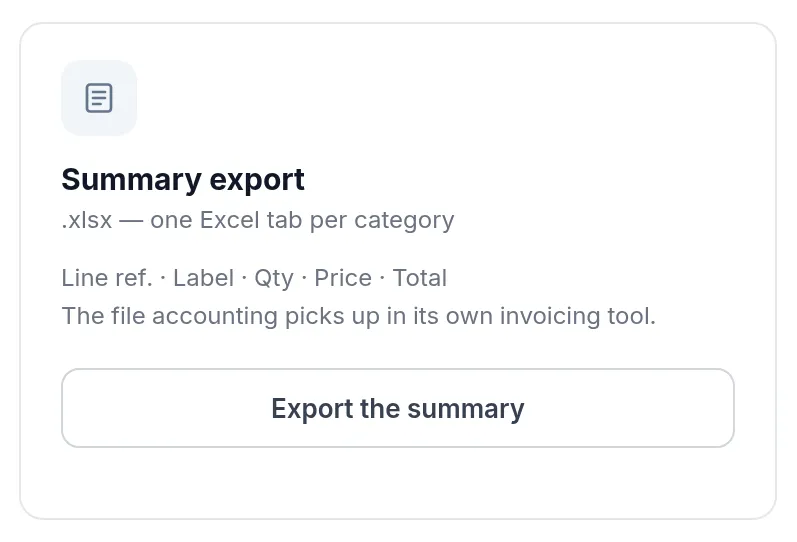 The file your accounting tool picks up