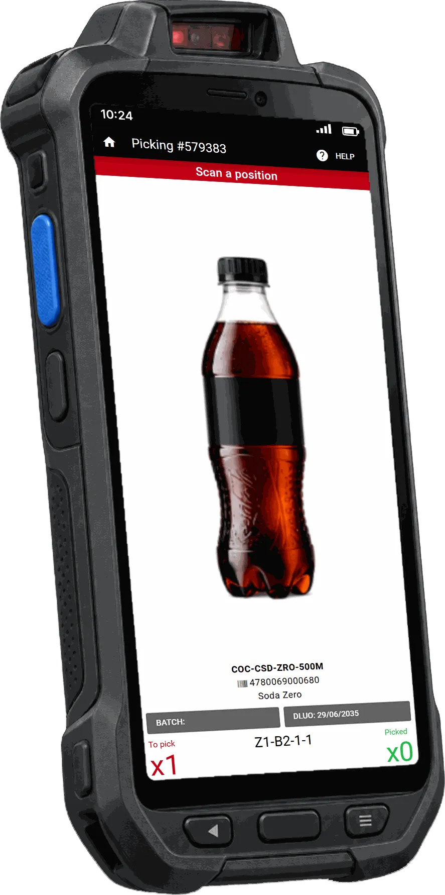 The PDA: every task guided, every step confirmed